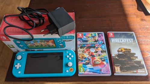 Nintendo Switch Lite met Marion Kart 8 & Wreckfest, Consoles de jeu & Jeux vidéo, Consoles de jeu | Nintendo Switch Lite, Neuf