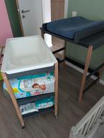 Verzorgingstafel en baby bed in hout. Aerosleep matras, Kinderen en Baby's, Kinderkamer | Commodes en Kasten, Ophalen, Zo goed als nieuw