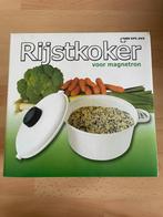Rijstkoker en 3 schalen voor microgolf en fruitpers, Ophalen of Verzenden, Zo goed als nieuw