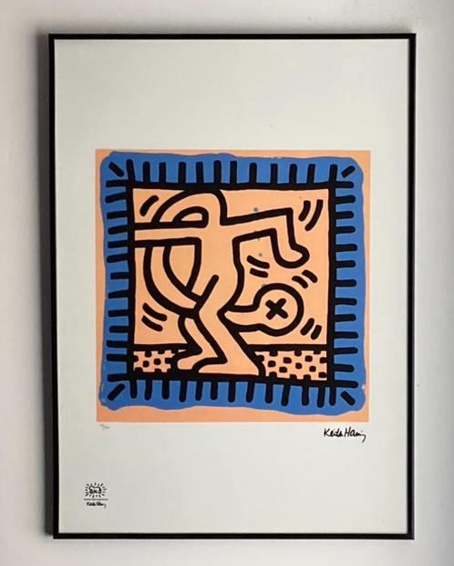 Keith Haring : lithographie grand format. État neuf, Antiquités & Art, Art | Lithographies & Sérigraphies