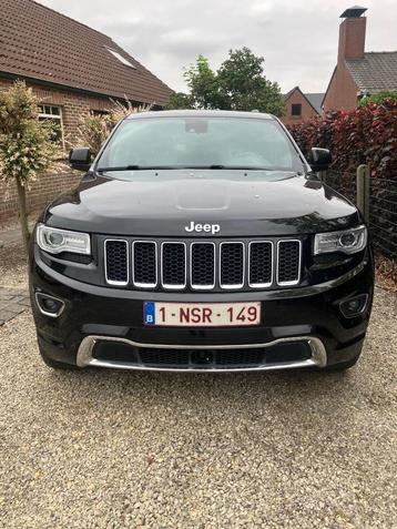 Jeep grand Cherokee. Overland, Auto's, Automaat, Zwart, Leder, Particulier
