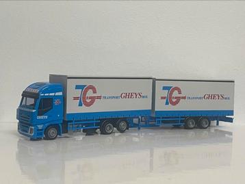 AWM Iveco Stralis GHEYS - Mol  combinatie 1/87 beschikbaar voor biedingen