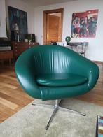 Fauteuil vintage vert, Moins de 75 cm, Enlèvement, Utilisé, 50 à 75 cm