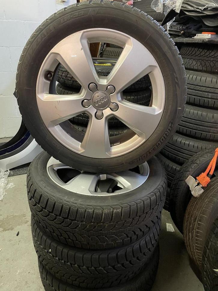 Audi A3 velgen 4 seizoens banden 205/50/17 8v0601025ad, Auto-onderdelen, Banden en Velgen, Band(en), Gebruikt, Ophalen of Verzenden