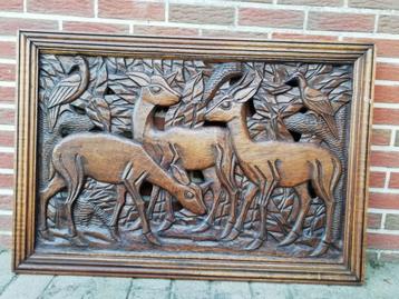 Houtsnijwerk Afrikaanse kunst beschikbaar voor biedingen