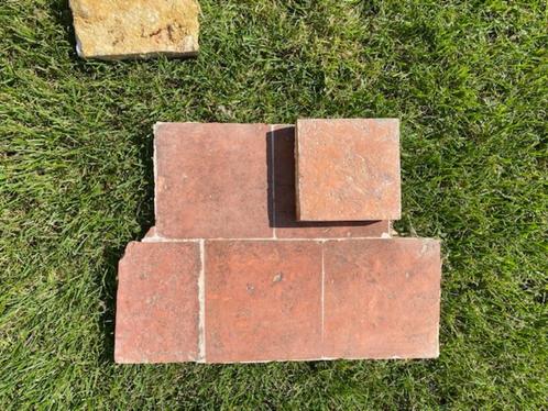 terraccotta tegels, Doe-het-zelf en Bouw, Tegels, Gebruikt, Overige materialen, Minder dan 20 cm, Minder dan 20 cm, Ophalen