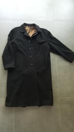 Zwarte stoffen overjas mannen, Ophalen, Zo goed als nieuw, Maat 56/58 (XL), Zwart