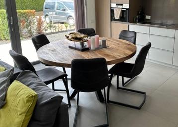 Ronde eetplaatstafel diameter 150 cm, beschikbaar voor biedingen