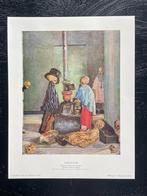 Originele Soubry-verzamelmap met 4 reproducties James Ensor, Verzamelen, Nieuw, Ophalen of Verzenden, Voor 1940, Prent