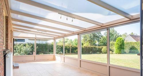 Luxe aluminium veranda met dubbel glas en zonnewering, Tuin en Terras, Overkappingen, Zo goed als nieuw, Veranda, Ophalen