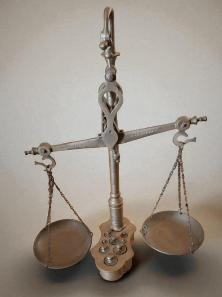 Apothekersbalans, apothekers weegschaal, De Gaper, 1844., Antiek en Kunst, Antiek | Gereedschap en Instrumenten, Ophalen of Verzenden