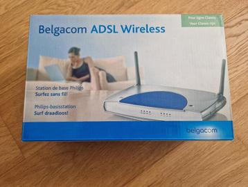 Modem ADSL Belgacom 100MB/s 4 ports en bon état beschikbaar voor biedingen
