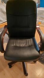 Bureaustoel met houten afwerking, Ophalen, Nieuw, Bureaustoel