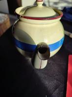 vintage emaille theepot, Antiek en Kunst, Ophalen