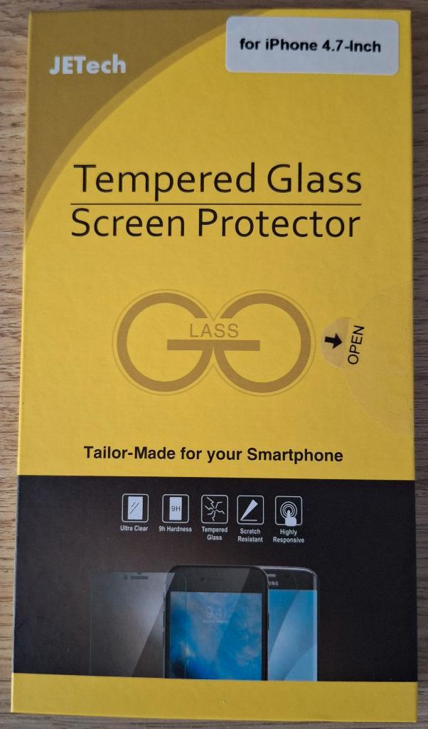 Beschermglas voor iPhone - gehard glas - Nieuw !, Telecommunicatie, Mobiele telefoons | Hoesjes en Screenprotectors | Apple iPhone