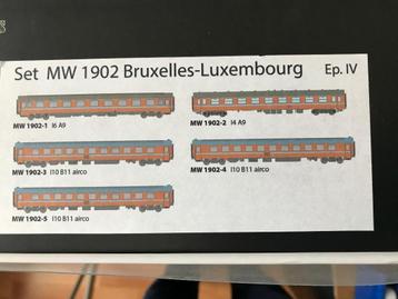 Models World 1902 SNCB Bruxelles - Luxembourg - neuf, Neuf, Autres marques, Enlèvement ou Envoi, Wagon
