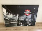 Canvas Londen, Huis en Inrichting, Woonaccessoires | Schilderijen, Tekeningen en Foto's, Ophalen, 125 cm of meer, Zo goed als nieuw