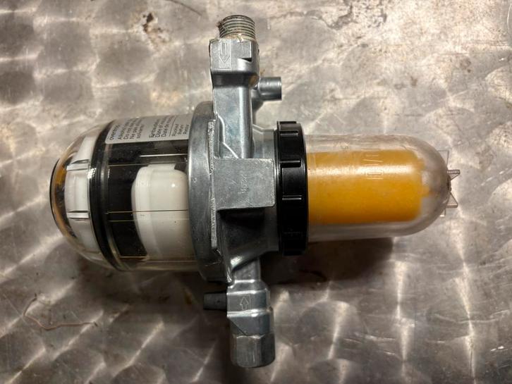 Mazoutfilter eenpijps tigerloop, Doe-het-zelf en Bouw, Verwarming en Radiatoren, Gebruikt, Ophalen of Verzenden