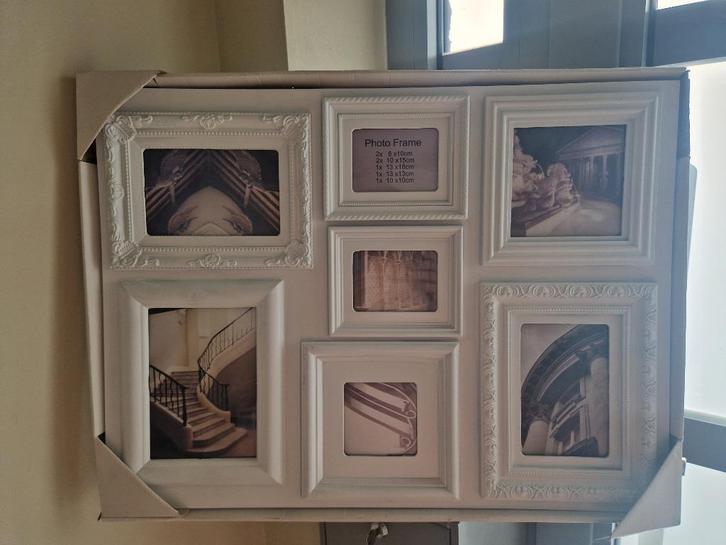 Grand cadre pour multiples photos, Huis en Inrichting, Woonaccessoires | Lijsten, Ophalen