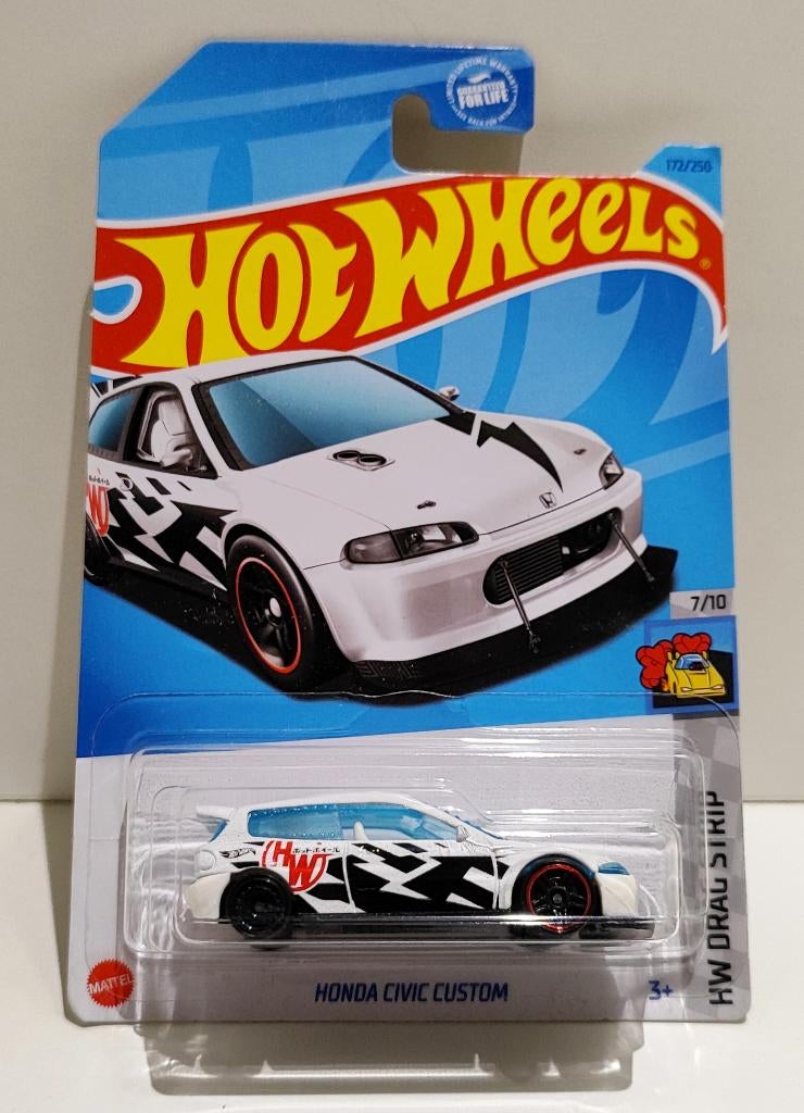 Hot Wheels Honda Civic Custom Wit (2023), Ophalen of Verzenden