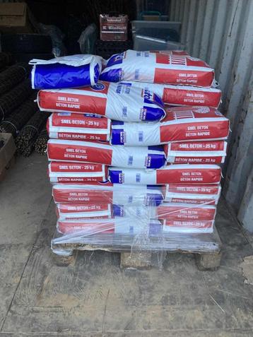 Snelbeton 25 kg hubo 20 zakken te koop beschikbaar voor biedingen