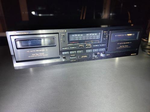 Pioneer CT-W208R double inversion automatique, TV, Hi-fi & Vidéo, Chaîne Hi-fi, Comme neuf, Deck cassettes ou Lecteur-enregistreur de cassettes