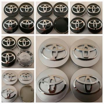 4 x 62 mm Toyota velgen center caps / naafdoppen beschikbaar voor biedingen