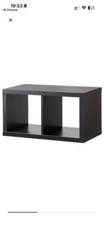 Kallax kast zwart bruin, Ophalen, Gebruikt