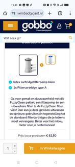 Zwembad filterset, Tuin en Terras, Ophalen, Nieuw