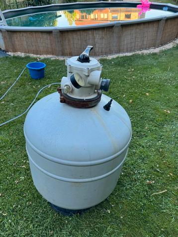 Grote zwembadfilter.voor zwembad tot 60m3, 130kg zand beschikbaar voor biedingen