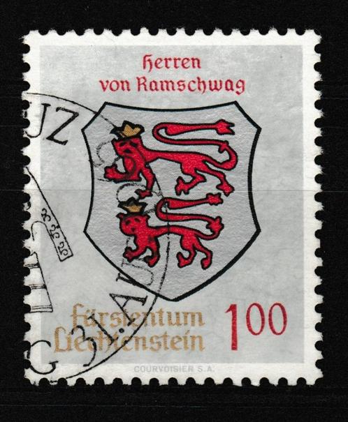 Liechtenstein 1965 Armoiries Ramschwag estampillées, Timbres & Monnaies, Timbres | Europe | Autre, Affranchi, Autres pays, Envoi