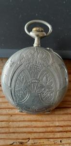 Mooi bewerkt antiek zakhorloge , argentan , loopt, Ophalen of Verzenden, Zakhorloge