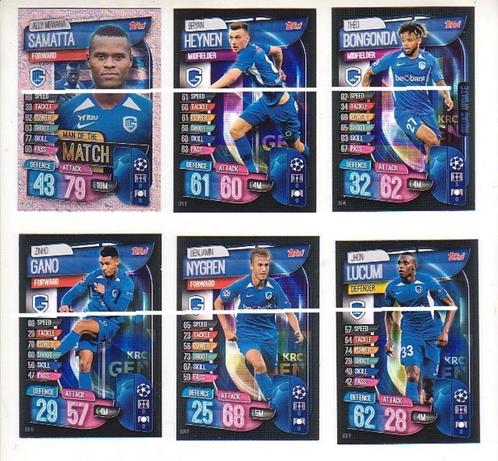 Tradingcards match Attax / KRC Genk Champions League 6 stuks, Verzamelen, Sportartikelen en Voetbal, Nieuw, Spelerskaart, Verzenden