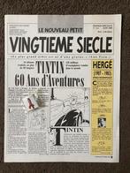 Tintin Tintin Le nouveau Petit Vingtième Siècle + épinglette, Enlèvement ou Envoi, 1980 à nos jours, Journal