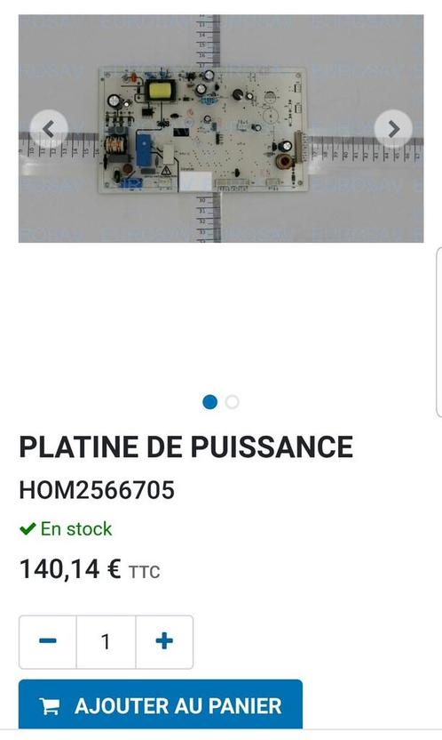 platine puissance (ref. eurosav hom2566705), Elektronische apparatuur, Onderdelen en Toebehoren, Zo goed als nieuw, Ophalen of Verzenden