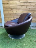 Willi Schillig Portabella Leder zetel in heel goede staat., Huis en Inrichting, Fauteuils, Ophalen, Zo goed als nieuw, Leer