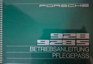 Porsche 928 928s nieuw instructieboekje 1982  beschikbaar voor biedingen