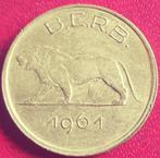 RWANDA-BURUNDI: 1 FRANC 1961 KM 1 UNC, Postzegels en Munten, Munten | Afrika, Ophalen of Verzenden, Burundi, Losse munt