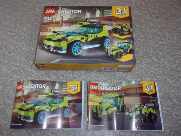 LEGO CREATOR.  Raket rally auto (31074), Kinderen en Baby's, Speelgoed | Duplo en Lego, Zo goed als nieuw, Lego, Complete set