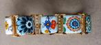 bracelet vintage émail floral, Ophalen of Verzenden, Armband