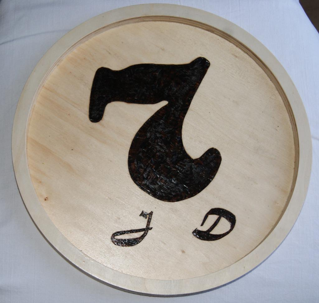 Plateau Jack Daniel's, Maison & Meubles, Enlèvement, Neuf, Rond, Bois