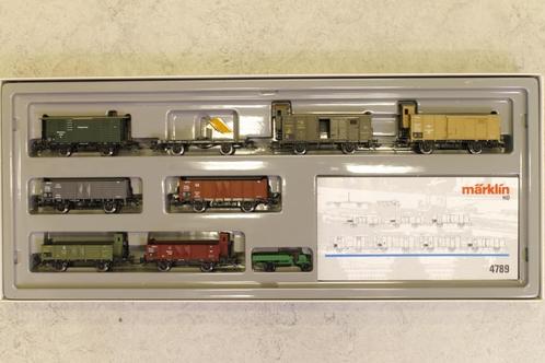 Ensemble de huit wagons des chemins de fer allemands Marklin, Hobby & Loisirs créatifs, Trains miniatures | HO, Comme neuf, Set de Trains