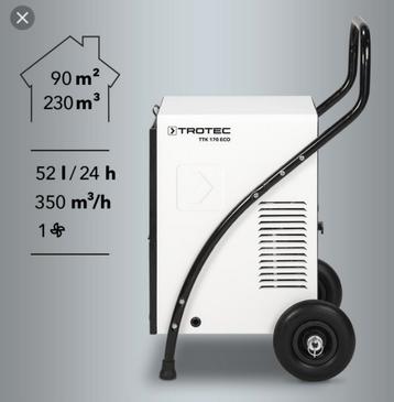 Deshumidificateur industriel à louer.54L/24h .90m2 
 beschikbaar voor biedingen