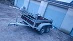 Remorque double essieux 750kg 2,m/1,30cm, Autos : Divers, Remorques, Enlèvement, Comme neuf