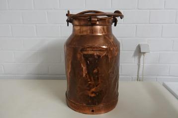 koperen melkkan  9,7 kg beschikbaar voor biedingen