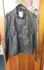Leder jas heren GUESS Medium, Bruin, Maat 48/50 (M), Ophalen of Verzenden, Zo goed als nieuw
