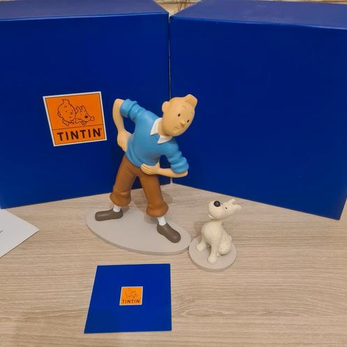 Kuifje Sneeuwgymnastiek Leblon Moulinsart 45922, Verzamelen, Stripfiguren, Zo goed als nieuw, Kuifje, Ophalen of Verzenden