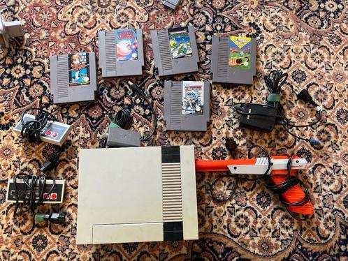 nes starterpack, Games en Spelcomputers, Spelcomputers | Nintendo NES, Gebruikt, Met 2 controllers, Ophalen of Verzenden