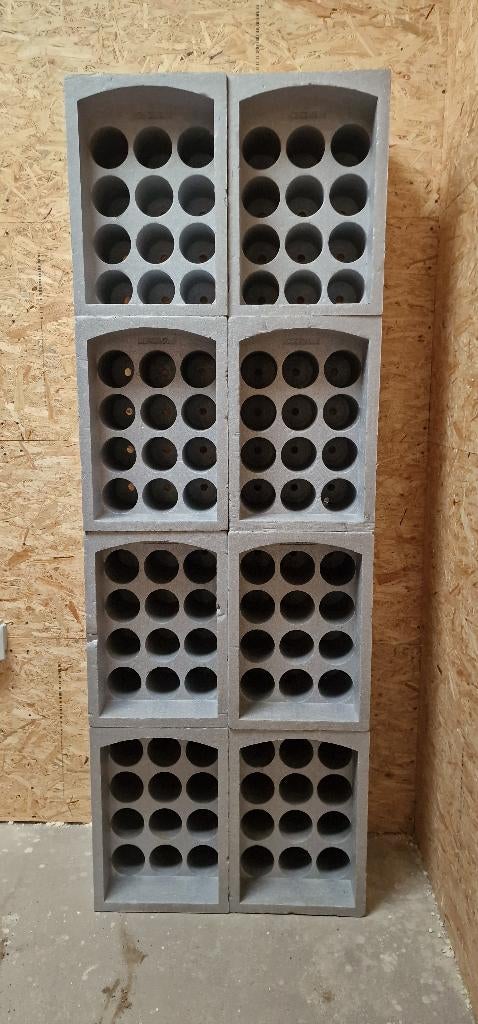 EDA - Casier 12 bouteilles ps Expansé gris, Maison & Meubles, Accessoires pour la Maison | Porte-bouteilles, Utilisé, 5 à 15 bouteilles