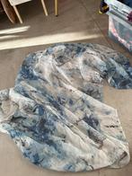 Foulard blanc à motifs bleu/noir, Enlèvement ou Envoi, Comme neuf